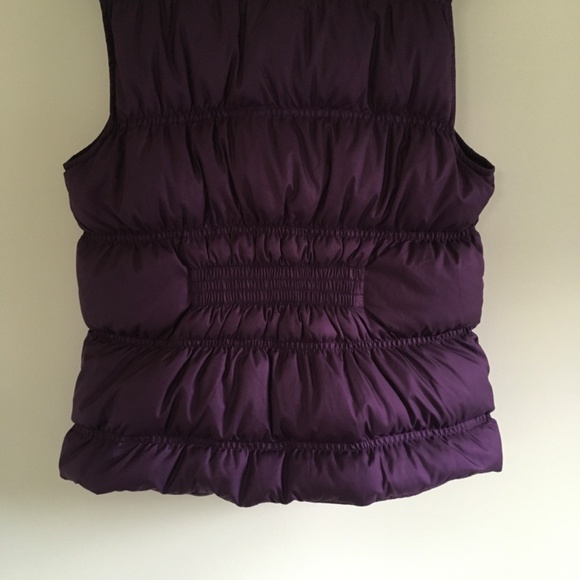 Tommy Hilfiger Womens Sz L Purple Down Quilted Puffer Vest Jacket Logo Flag - Picture 6 of 12